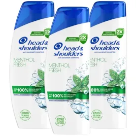 3x-szampon-do-wlosow-przeciwlupiezowy-headandshoulders-menthol-fresh-330-ml