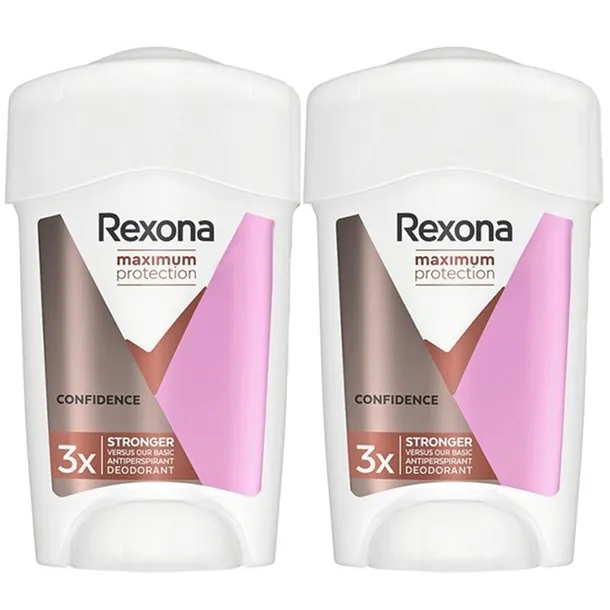 2x REXONA Maximum Protection Confidence Antyperspirant w sztyfcie 45 ml