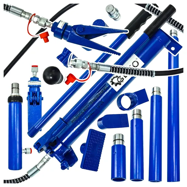 Rozpierak Hydrauliczny Blacharski Siłownik + Akcesoria Adaptery Walizka 10t