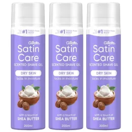 3x-zel-do-golenia-gillette-women-satin-care-shea-butter-200-ml