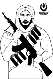 tarcza-strzelecka-terrorist-50-szt