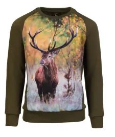 bluza-dziecieca-wadera-zielona-z-jeleniem-2-134-140