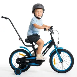rower-dla-chlopca-16-cali-pchacz-kolka-boczne-tracker-bike-neon-niebieski