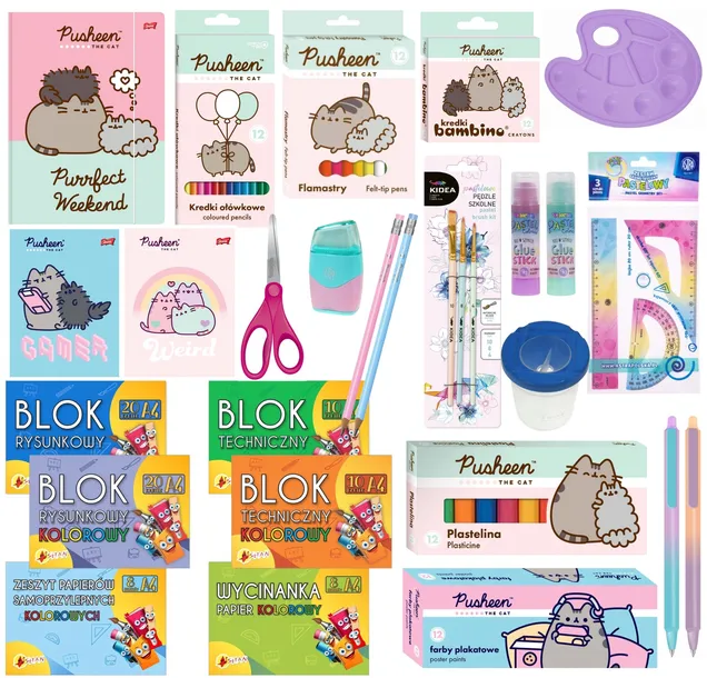 Zestaw plastyczny Pusheen Shan 26 szt.