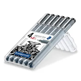 pisak-z-atramentem-pigmentowym-staedtler-6-sztuk