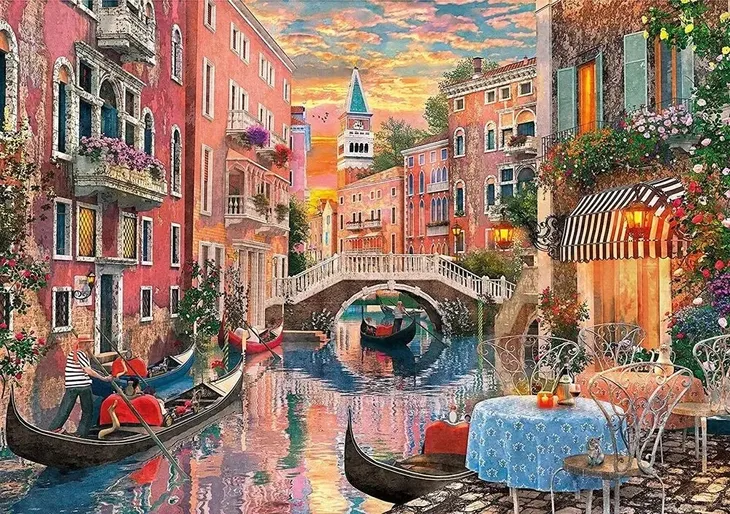 puzzle-6000-hq-venice-evening-sunset-kolekcja-high-quality-collection