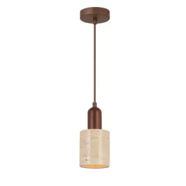 lampa-wiszaca-sufitowa-trawertyn-drewno-loft-japandi-tuba-bezowa-kuchnia
