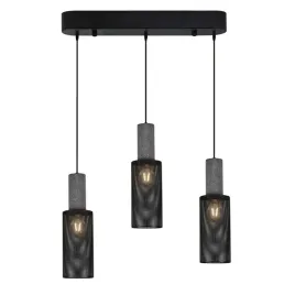 lampa-wiszaca-potrojna-sufitowa-loft-beton-czarna-siatka-mesh-industrialny