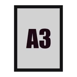 ramka-plakatowa-magnetyczna-a3-czarna