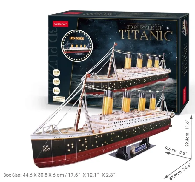 puzzle-3d-cubic-fun-led-titanic-266-elementow-kod-producenta-dnt205218