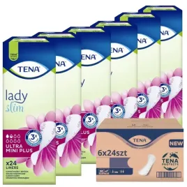 karton-6x24szt-wkladki-podpaski-urologiczne-tena-lady-slim-ultra-mini-plus