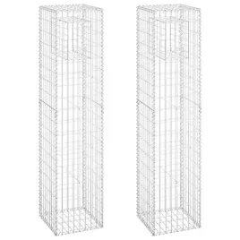 slupki-gabionowe-srebrne-40-x-40-x-180-cm-zelazo-zestaw-2-szt