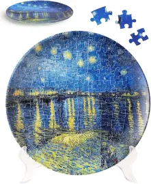 piecerelax-puzzle-3d-124-sztuk-ze-stojakiem-van-gogh-gwiezdzista-noc
