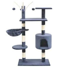 drapak-dla-kotow-wielopoziomowy-ciemnoniebieski-96x35x125-cm
