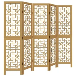 brazowy-parawan-5-panelowy-180-x-160-cm-z-litego-drewna-paulowni