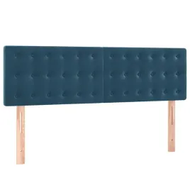 zaglowek-lozka-aksamitny-ciemnoniebieski-144-x-5-x-78-88-cm