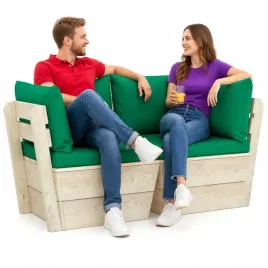 sofa-ogrodowa-2-osobowa-z-palet-zielone-poduszki-60-x-60-x-65-cm