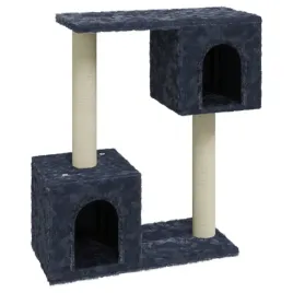 drapak-dla-kotow-ciemnoszary-55-x-22-x-60-cm-z-dwoma-domkami-i-platformami