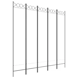 parawan-5-panelowy-bialy-200x200-cm-tkanina-i-zelazo