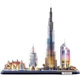puzzle-3d-led-city-line-dubai-cubic-fun-182-elementy-l523h