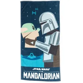 recznik-dzieciecy-star-wars-70x140-mandalorian-grogu-niebieski