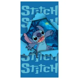 recznik-dzieciecy-stitch-70x140-niebieski-tropikalny-na-plaze-basen