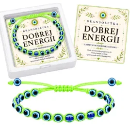 bransoletka-dobrej-energii-niebieskie-oko-zielony-sznurek-kartka-pudelko