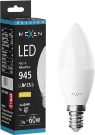 mexen-nova-zarowka-led-e14-c37-9w-ciepla-3000k-945-lm