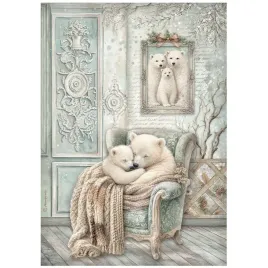 papier-ryzowy-do-decoupage-a4-stamperia-white-christmas-slodkie-misie