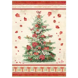 papier-ryzowy-do-decoupage-a4-stamperia-classic-christmas-choinka