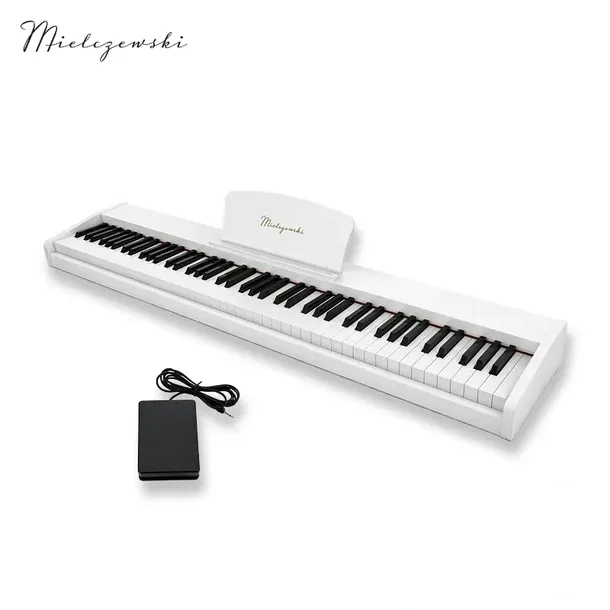 Pianino cyfrowe dynamiczne CANZONA białe Mielczewski