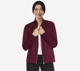 bluza-damska-skechers-go-walk-everywhere-full-zip-hoodless-burgundowa-w3j