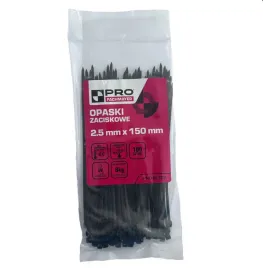pro-opaski-zaciskowe-trytytki-25x150mm-czarne-opakowanie-100-szt