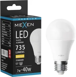 mexen-nova-zarowka-led-e27-a60-7w-ciepla-3000k-735-lm