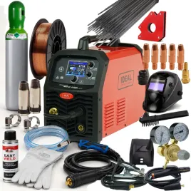 spawarka-migomat-ideal-200-lcd-dual-puls-polautomat-spawalniczy-zestaw-1