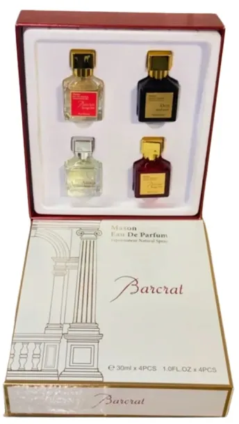 ZESTAW 4 ZAPACHÓW BACCARAT BARCRAT Rouge 504 MASON Eau De Parfum UNISEX
