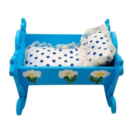 kolyska-dla-lalek-drewniana-handmade-posciel-wyrob-kolekcjonerski