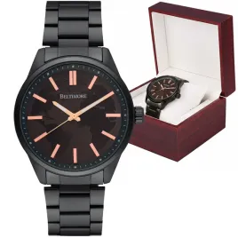 zegarek-meski-bransoleta-duzy-solidny-czarny-glob-premium-beltimore-bt01
