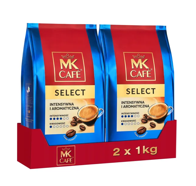 Kawa ziarnista mieszana MK Cafe Select 2x1kg