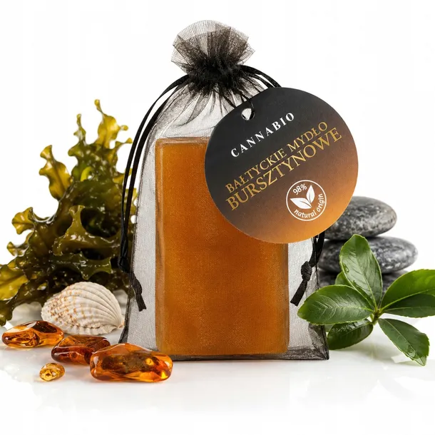 Mydło Cannabio Mydło Bursztynowe 85 g naturalne składniki 98%