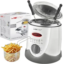 mini-frytkownica-clatronic-zestaw-do-fondue-2w1-czekoladowe-serowe-1l-oleju