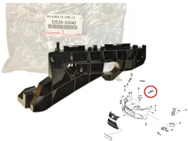 slizg-mocowanie-zderzaka-lewy-przod-52536-53040-oe-toyota-lexus-is-13-20