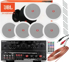 zestaw-sufitowy-glosniki-jbl-wzmacniacz-bluetooth-radio-usb
