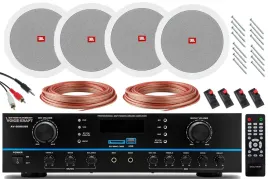 glosniki-sufitowe-x4-wzmacniacz-bluetooth-radio