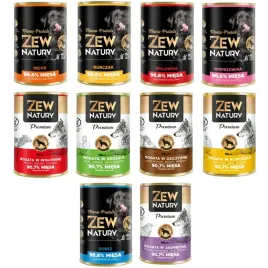 mokra-karma-dla-psa-zew-natury-mix-smakow-mono-premium-10-x-400g