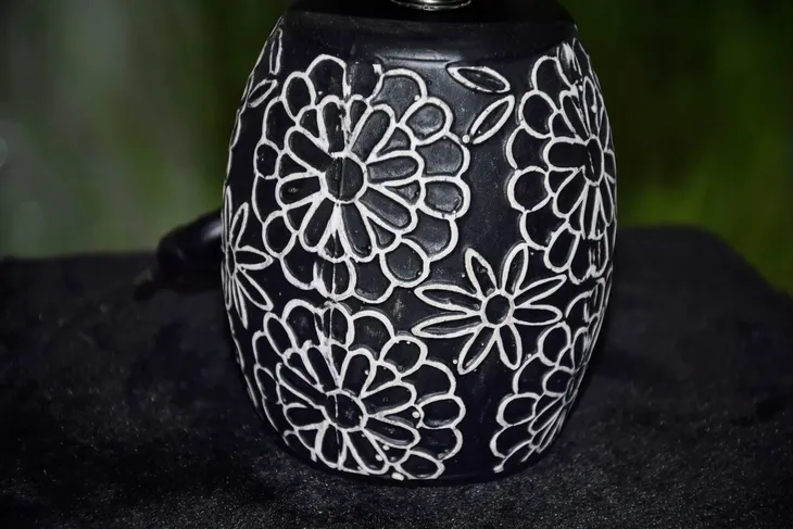 lampa-ceramiczna-27cm-kolor-czarny-srebrny