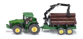 siku-traktor-john-deere-8430-z-przyczepa-lesna-model-1-50-siku-1954
