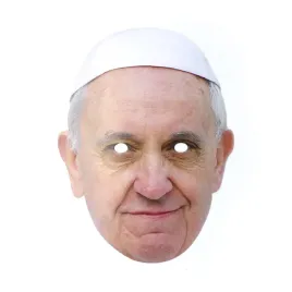 maska-papierowa-papiez-franciszek-swiety-watykan