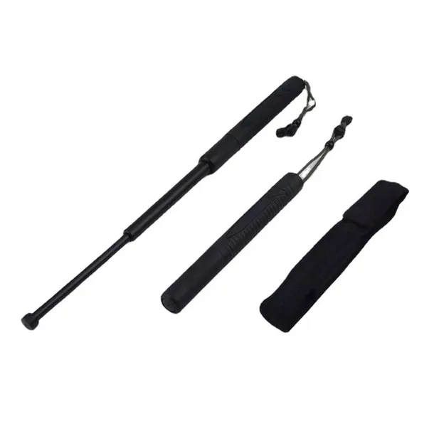 Pałka Teleskopowa Policyjna 21'' (55 cm) Baton Metalowy z Pokrowcem