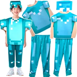 stroj-minecraft-przebranie-dla-chlopca-steve-diamentowy-maska-kostium-bal